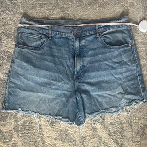 American Eagle Outfitters Distressed Blue Jean Shorts